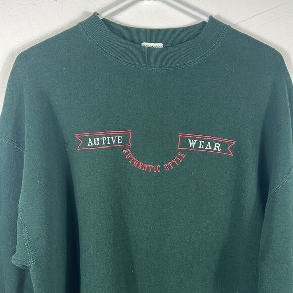 🔥🔥 True Vintage LOONEY TUNES ACTIVE WEAR Embroidered Crewneck Sweatshirt - EUC - Picture 2 of 8